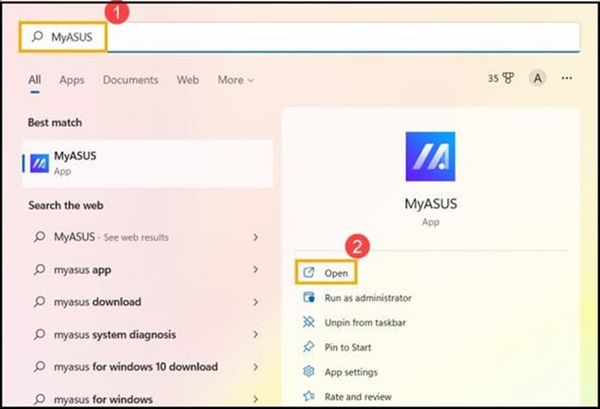 laptop Asus bị lỗi màn hình xanh