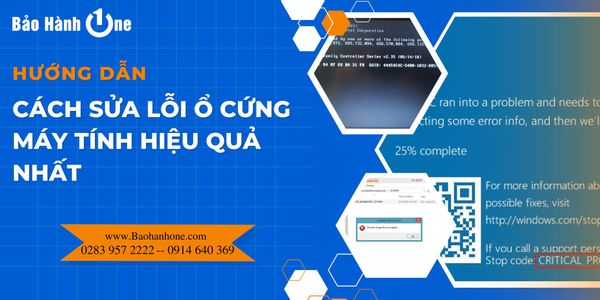Cách sửa lỗi ổ cứng máy tính hiệu quả nhất