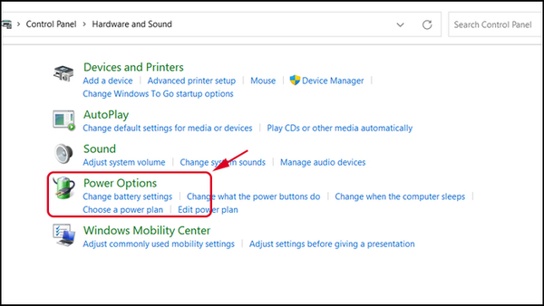 cách để laptop không tắt màn hình win 7