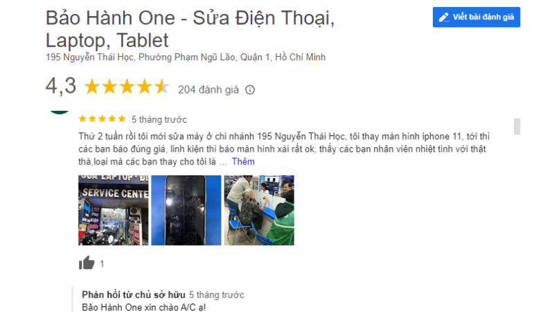 Địa Chỉ Thay Màn Hình iPhone Tại Quận Tân Phú