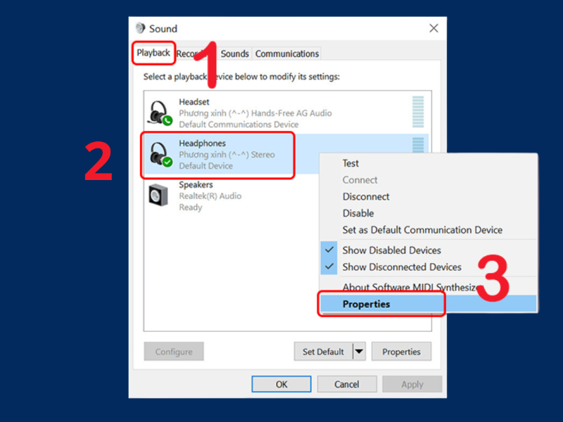 Bước 3: Trong tab General, kiểm tra mục Device Usage;
