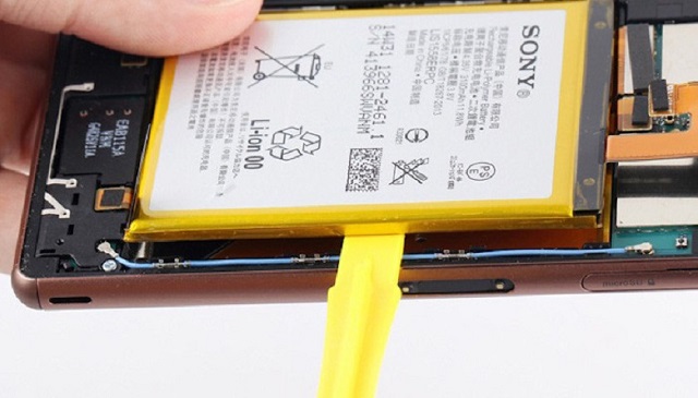 Dấu hiệu cần thay pin Sony Xperia XZ