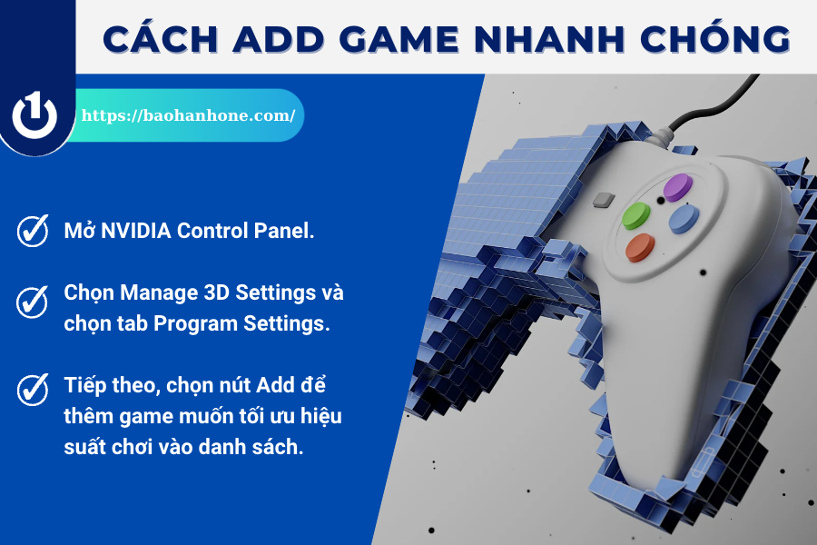 Cách để bạn add game nhanh chóng