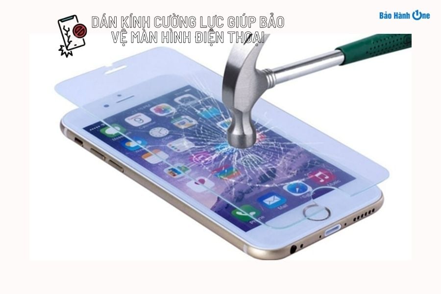 Kính cường lực sẽ bảo vệ tối đa màn hình