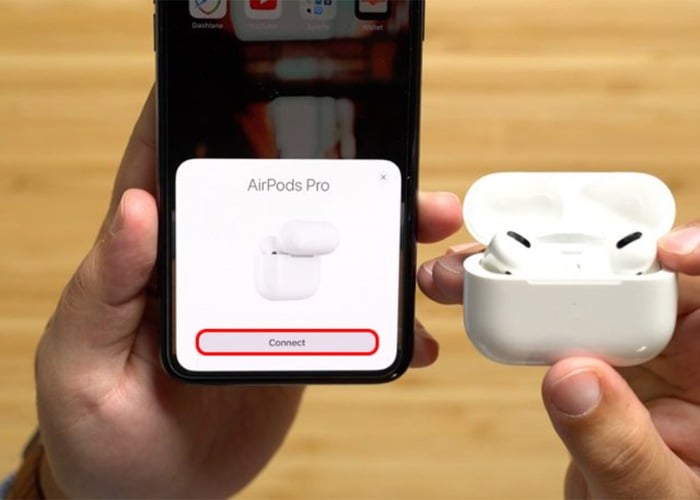 Thực hiện "Kết nối" với AirPod