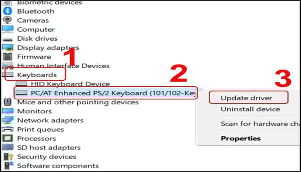 lỗi không đánh được số trên bàn phím laptop hp
