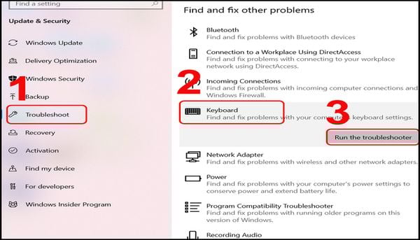 lỗi không đánh được số trên bàn phím laptop hp