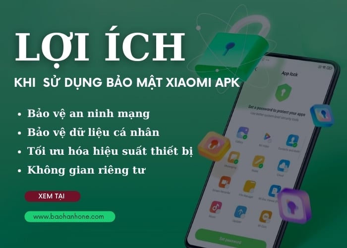 Xiaomi Security mang đến nhiều lợi ích bảo mật