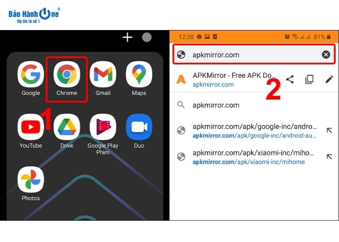 Tải file bảo mật Apk từ APK Mirror