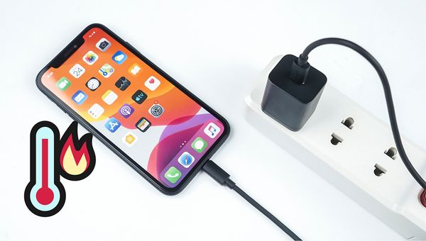 iphone 11 sạc pin bị nóng máy