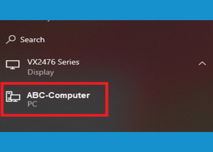 Mở lại Action Center sau đó chọn "Connect"