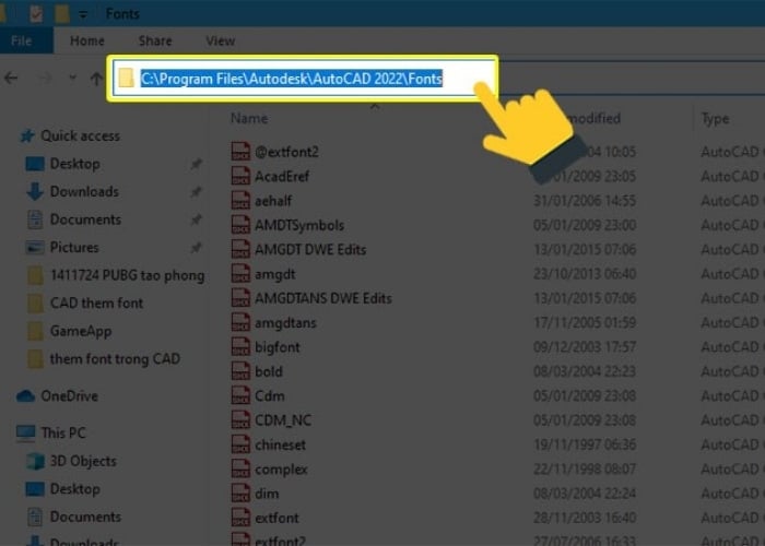 Truy cập đường dẫn