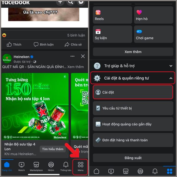 cách ẩn bạn bè trên facebook