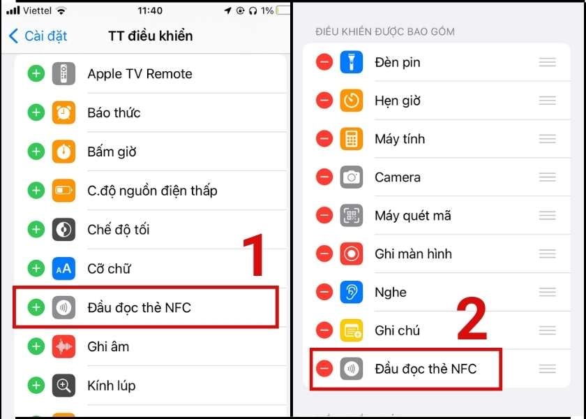 Cách bật tính năng NFC trên iPhone