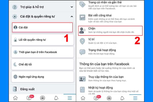 Bước 3: Tại đây, bạn sẽ thấy danh sách những