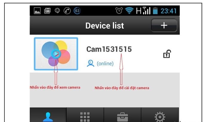 Cài đặt camera wifi