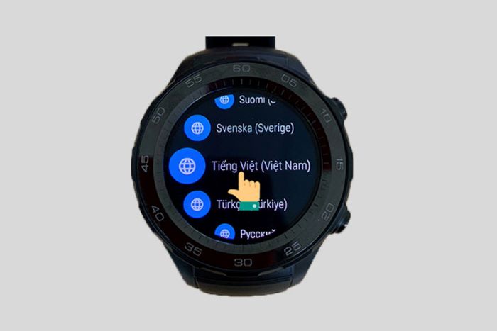 Cài đặt ngôn ngữ