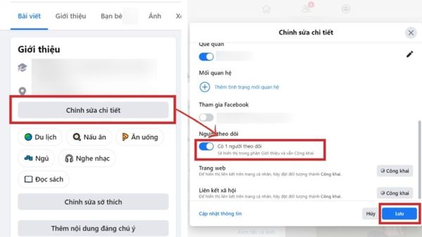 Thực hiện trên điện thoại di động