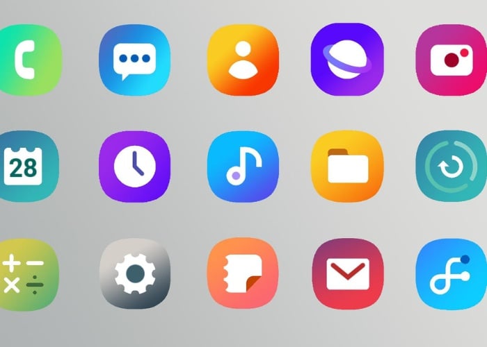 Chọn một icon bất kỳ trên màn hình chính