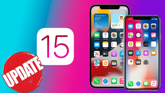 Một số lưu ý khi cập nhật iOS 15