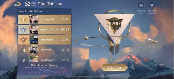 cách cày top tướng liên quân