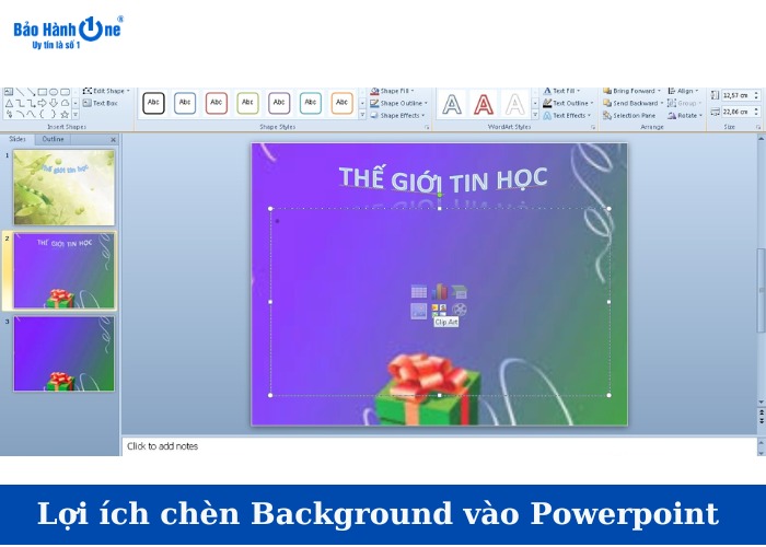 Background độc đáo có thể thu hút sự chú ý