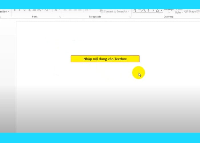 Nhấn đúp vào chữ để chọn