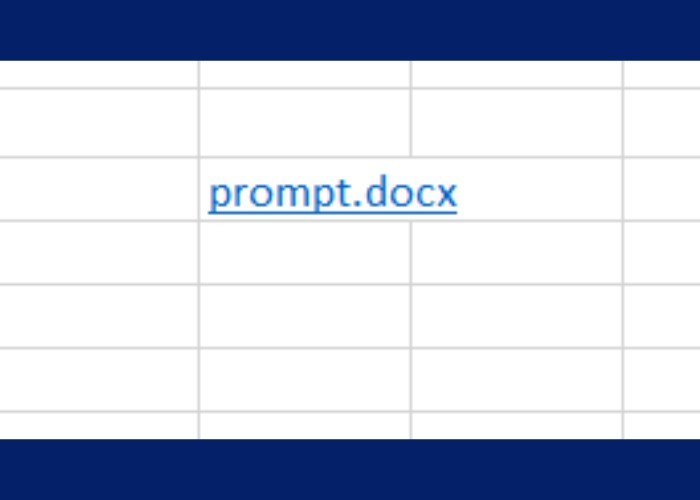 Nhấp vào ô hoặc văn bản đã liên kết
