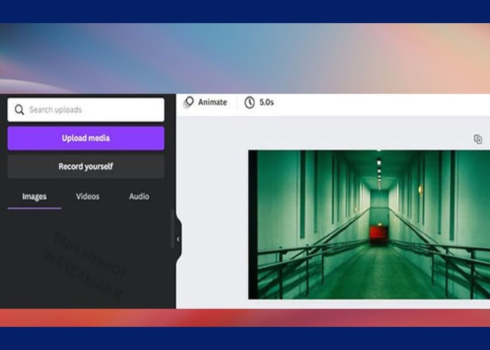 Chọn mục "Upload File" để tải lên hình ảnh