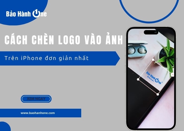 Hướng dẫn cách chèn logo vào ảnh trên iPhone đơn