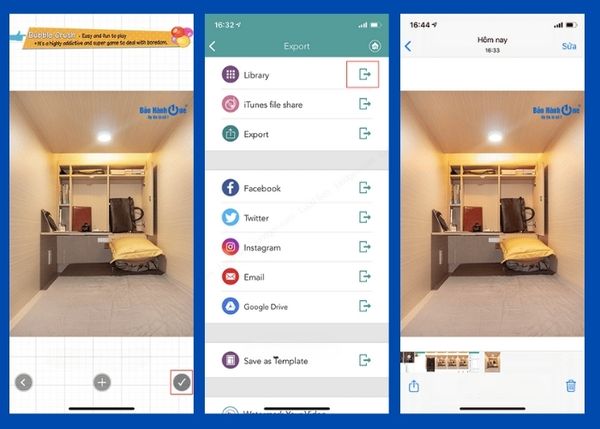 Xuất File ảnh và kiểm tra