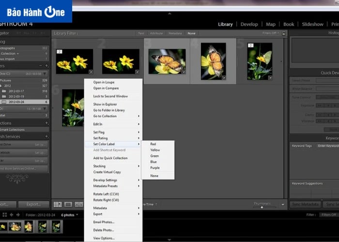 Lightroom cho phép điều chỉnh vị trí, kích thước và độ