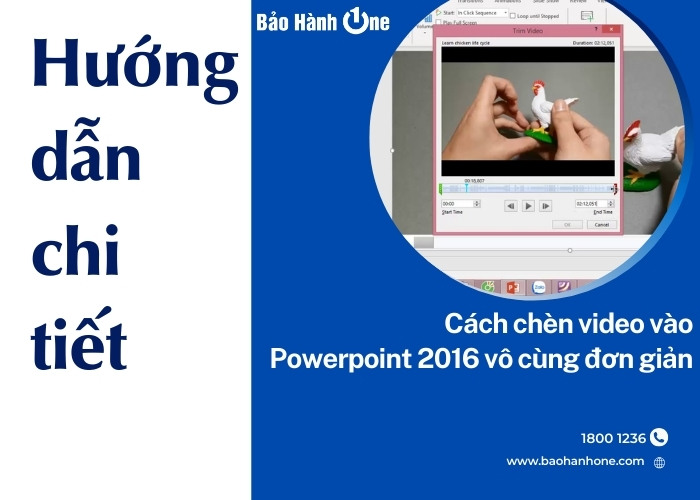 Hướng dẫn cách chèn video vào Powerpoint 2016 đơn giản