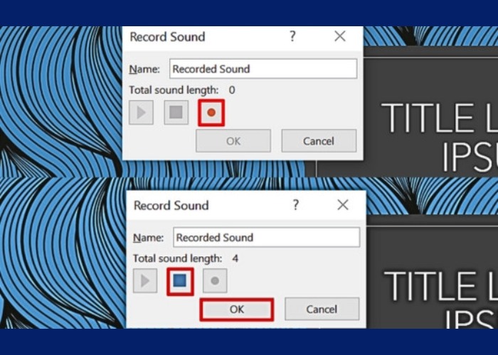 Nhấn chọn Audio trong phần Media