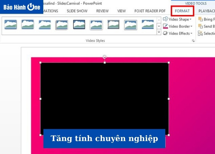 Chèn video vào PowerPoint tạo ra sự chuyên nghiệp