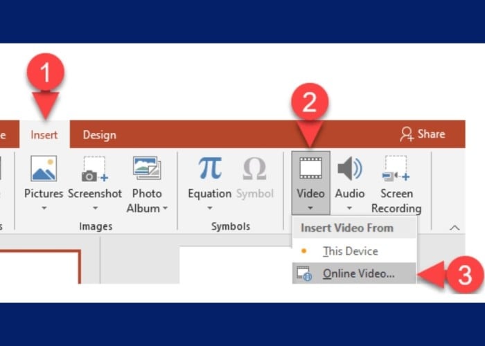 Chọn "Video" tiếp theo click "Video On My PC"