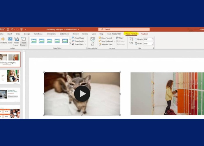 Chọn video muốn điều chỉnh kích thước