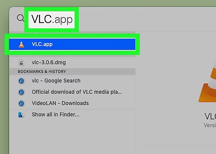 Mở phần mềm “VLC”