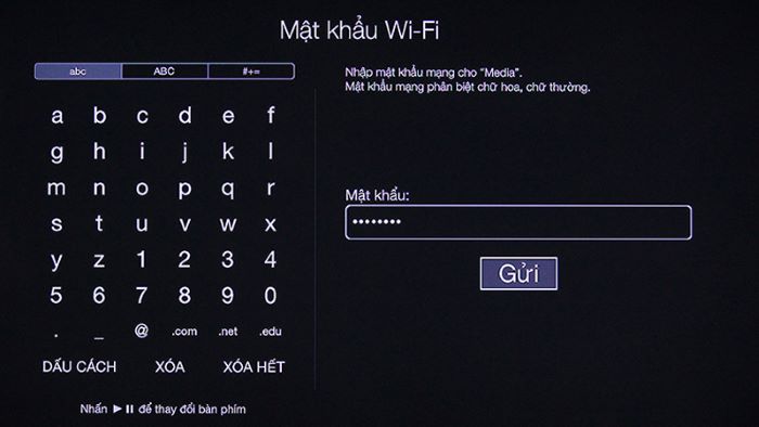 Kết nối tivi với wifi