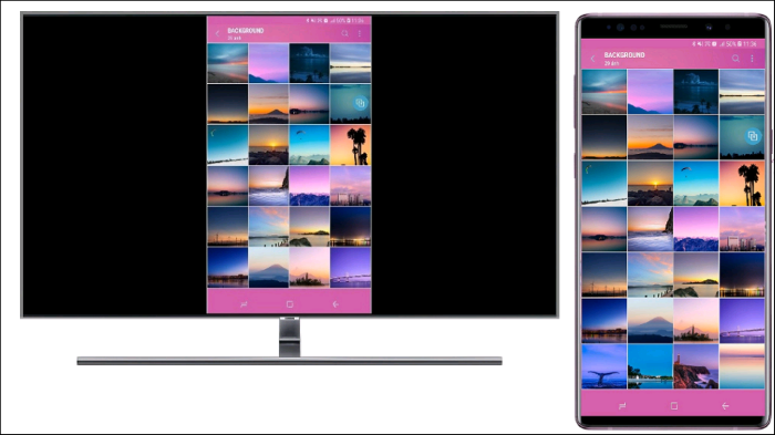 Kết nối điện thoại với tivi thành công