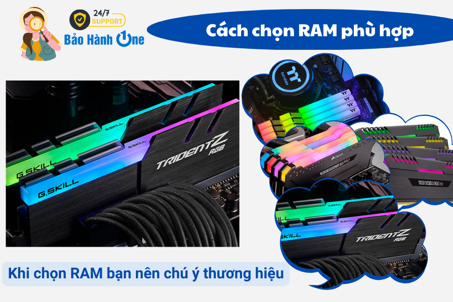Khi lựa chọn RAM bạn cũng nên để ý ở