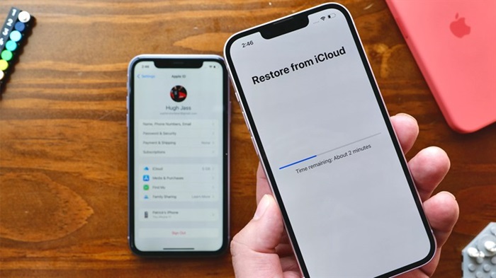 Chuyển dữ liệu iPhone bằng iCloud