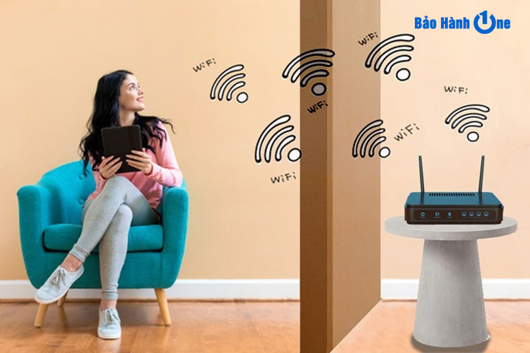 Di chuyển Router ra khỏi vật liệu cản bước sóng