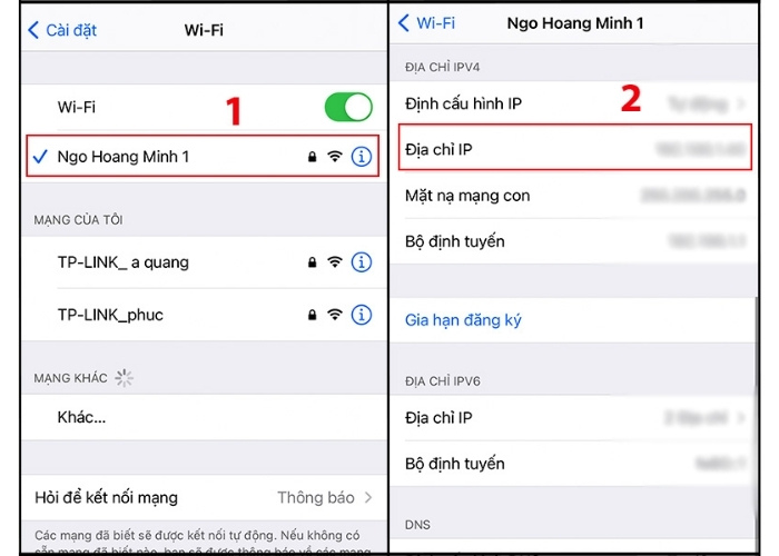 Cách xem địa chỉ IP trên iPhone với 2 bước