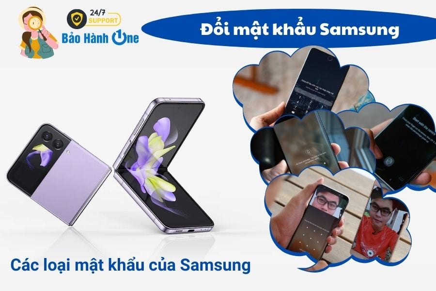 Những loại mật khẩu thường dùng trên điện thoại Samsung