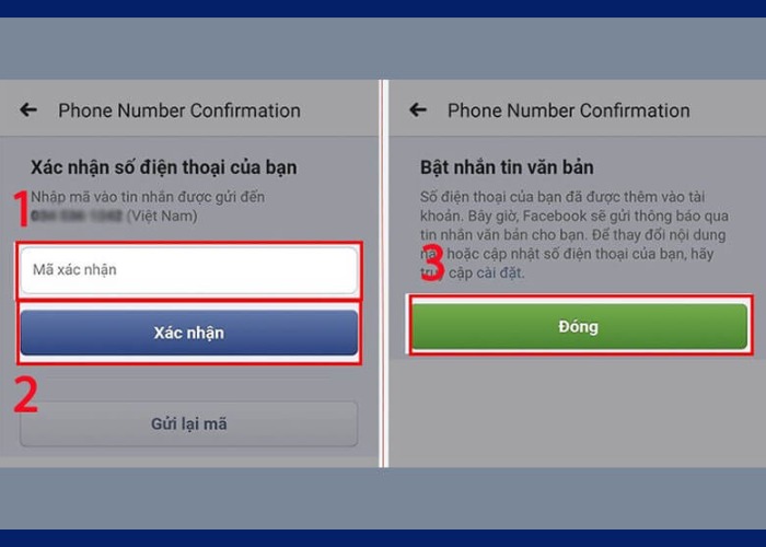 Nhấn "Xác nhận" cuối cùng click chọn vào nút "Đóng"