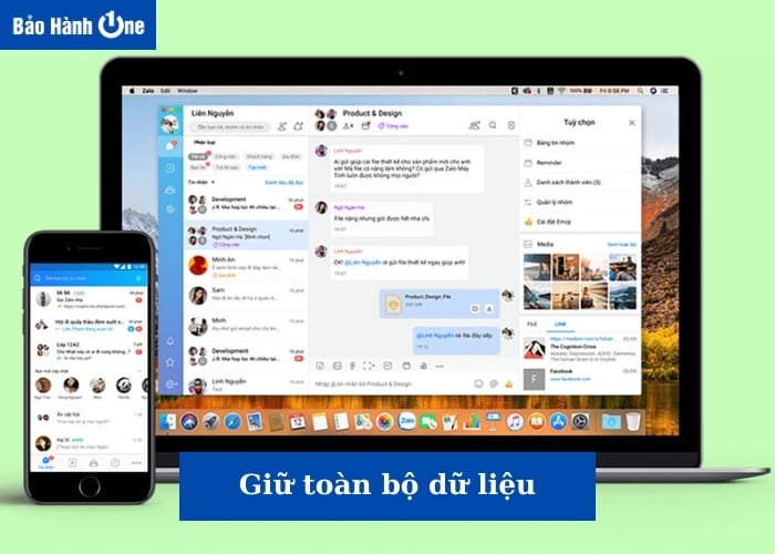 Đồng bộ hóa giúp lưu trữ mọi chi tiết trong