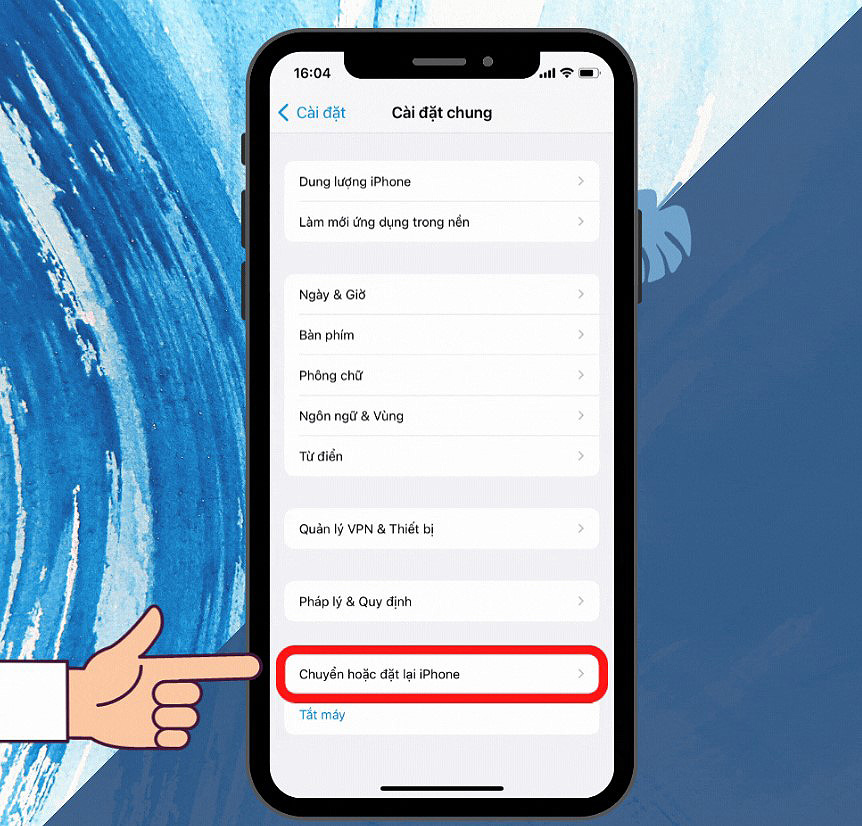 Đặt lại trình cài đặt WiFi của điện thoại