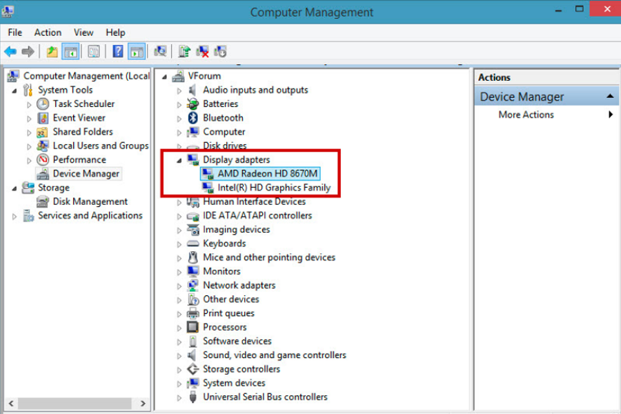 Cách để người dùng tìm hiểu thông tin loại card màn hình
