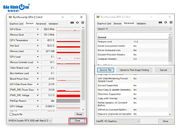 Chọn "Sale to File" để lưu thông tin card màn